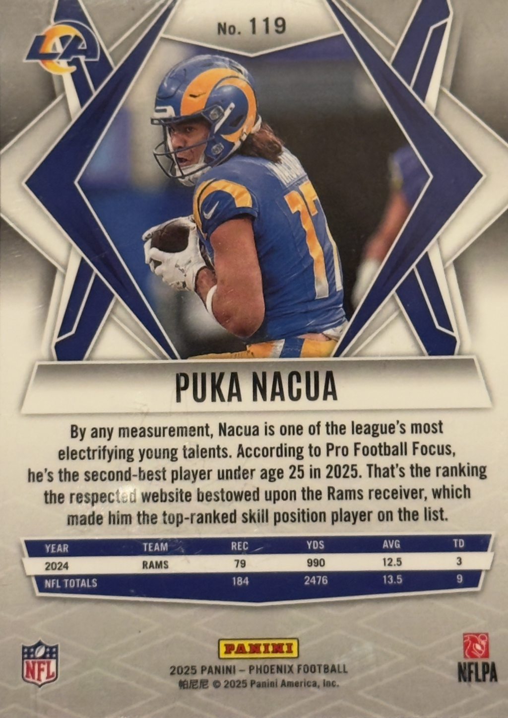 2025 PANINI PHOENIX 119 PUKA NACUA PYRAMIDS